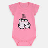 B.X Free Hugs Penguin Pink Body Suit 4242