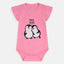 B.X Free Hugs Penguin Pink Body Suit 4242