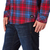 QS Flannel Red & Blue Casual Shirt 8863