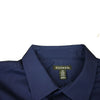 GRG Mens button down long sleeve Dark blue Shirt