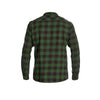 QS Men's Yardbite Buffalo Long Sleeve Green Plaid Shirt