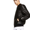 ZR Man Quilted Bomber Jacket Black