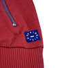 SPF Red Sweat Shirt With Zipper Pockets 453