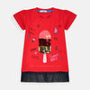 Mermaid Reversible Ice-Lolly Red Net Frill Red Top 7468