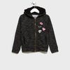 MNT Girls Little Charcoal Grey Zip Hoodie Jacket