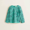 MNG Monster Print Aqua Green Full Sleeves Tshirt 1198