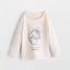 MNG Little Treasure Squirrel Light Pink Full Sleeves Tshirt 1196