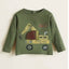 MNG Digger Crane Green Full Sleeves Tshirt 1202
