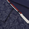 LBD Leave Sketch Print Navy Blue Casual Shirt 10023