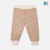 GTLM BR Box ZigZag Caramel & Cream Quilted 2 Piece Suit Set 10064