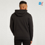 PCK Emprise Plain Black Zipper Fleece Hoodie 10066