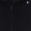 PCK Emprise Plain Black Zipper Fleece Hoodie 10066