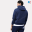 LFT Brooklyn Sound Sapphire Blue Fleece Kangaro Pocket Hoodie 10083