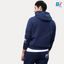 LFT Brooklyn Sound Sapphire Blue Fleece Kangaro Pocket Hoodie 10083
