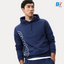 LFT Brooklyn Sound Sapphire Blue Fleece Kangaro Pocket Hoodie 10083