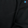 SS Silver Zip Pique Black Zipper Hoodie 10094
