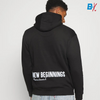 NML New Beginnings Black Kangaroo Hoodie 10096
