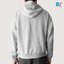 Giessen Front Print Grey Kangaroo Pocket Hoodie 10100