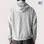 Giessen Front Print Grey Kangaroo Pocket Hoodie 10100