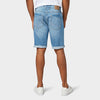 T&T Josh Light Blue Zip Pocket Denim Shorts