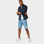 T&T Josh Light Blue Zip Pocket Denim Shorts