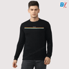 Giessen Front Print Black Sweatshirt 10101