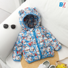 CN Doremon Print Blue puffer jacket 10113