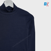 L&S Navy Blue High Neck Shirt 12822