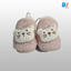 CN Cat Aplic Fluffy Warm Pink Booties 10169