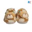 CN Bear Face Fluffy Warm Mustard Booties 10173