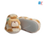 CN Bear Face Fluffy Warm Mustard Booties 10173