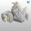 CN Stars & Bear Fluffy Warm Grey Booties 10174