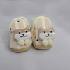 CN Stars & Bear Fluffy Warm Brown Booties 10175