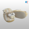 CN Stars & Bear Fluffy Warm Brown Booties 10175