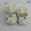 CN Stars & Bear Fluffy Warm Green Booties 10176