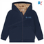 ORCH Ride Warm Sherpa Navy Blue Zipper Hoodie 10183