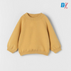 ZR Plain Mustard Neck Style Fleece Sweatshirt 10200