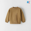 ZR Plain Khaki Neck Style Fleece Sweatshirt 10203