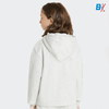 TTH Glitter Logo Light Grey Fleece Zipper Hoodie 10210