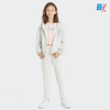 TTH Glitter Logo Light Grey Fleece Zipper Hoodie 10210