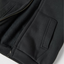 ZR Plain Charcoal Black Fleece Zipper Hoodie 10220