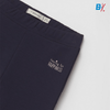 SFR Dancing For Happiness Side Tape Navy Blue Light Fleece Legging 10256