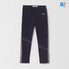 SFR Dancing For Happiness Side Tape Navy Blue Light Fleece Legging 10256
