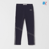 SFR Dancing For Happiness Side Tape Navy Blue Light Fleece Legging 10256