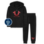 TR Big Red Logo Black Zipper Hoodie Tracksuit 10268