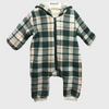 NCX Green & Cream Inside Warm Fur Hoodie Romper 10313