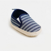 CN Tin White Stripes Blue Soft Bottom Booties 10326
