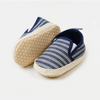 CN Tin White Stripes Blue Soft Bottom Booties 10326
