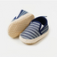 CN Tin White Stripes Blue Soft Bottom Booties 10326
