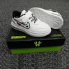 HKK Code Logo Style Laces Black With White Shoes 10330